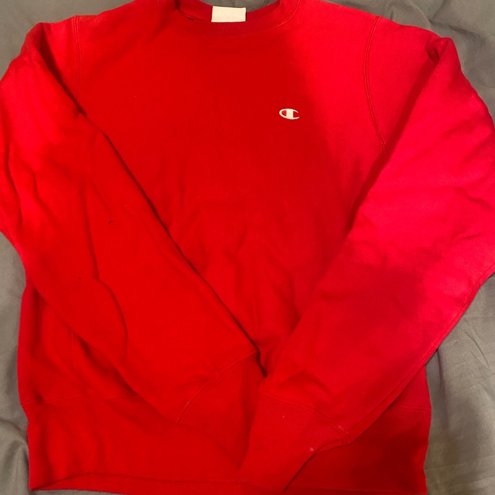 Champion Reverse Weave Red sweatshirt (XS)